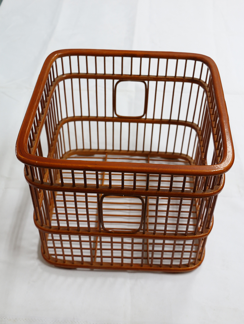 酒店客房 竹藤手工編正方毛巾筐 布草框 臟衣籃 收納筐 酒店客房 竹藤手工編正方毛巾筐 布草框 臟衣籃 收納筐