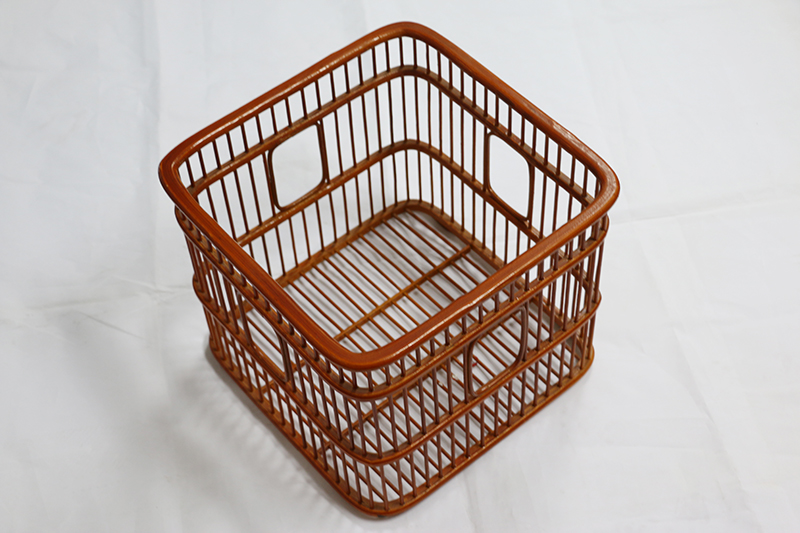 酒店客房 竹藤手工編正方毛巾筐 布草框 臟衣籃 收納筐 酒店客房 竹藤手工編正方毛巾筐 布草框 臟衣籃 收納筐