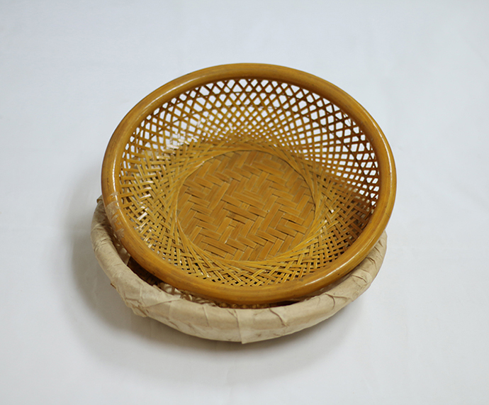 藤編收納水果籃 糖果零食糕點(diǎn)心盤 茶幾收納編織收納筐